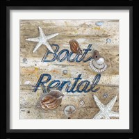 Boat Rental Framed Print