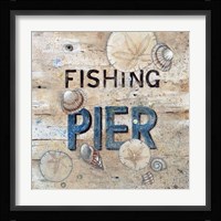 Fishing Pier Framed Print