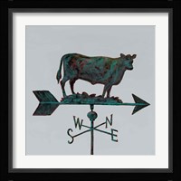 Rural Relic Cow Fine Art Print