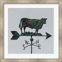 Rural Relic Cow Fine Art Print