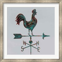 Rural Relic Rooster Fine Art Print