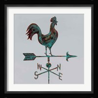 Rural Relic Rooster Fine Art Print