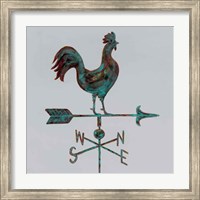 Rural Relic Rooster Fine Art Print