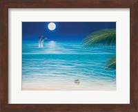 Moonlit Palms Fine Art Print