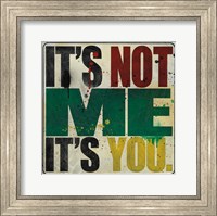 It's Not Me, It's You Fine Art Print