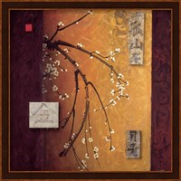 Oriental Blossoms II Fine Art Print