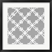 Latticework Tile I Framed Print