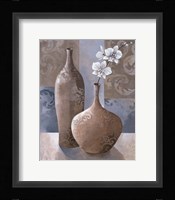 Silver Orchids I Framed Print