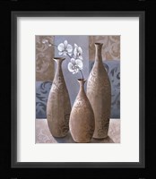Silver Orchids II Framed Print