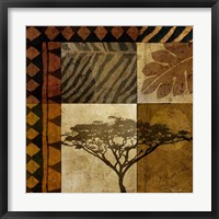 Acacia Sunrise I Framed Print