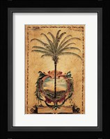 Sunset Palm Framed Print