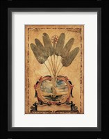 Twilight Palm Framed Print