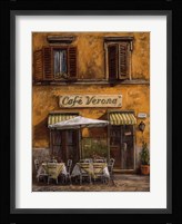 Cafe Verona Fine Art Print