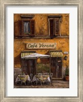Cafe Verona Fine Art Print
