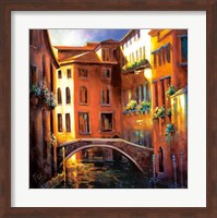 Sunset in Venice Fine Art Print