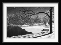 Heritage Pond In Winter Fine Art Print