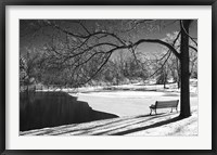 Heritage Pond In Winter Fine Art Print