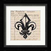 Fleur De Lis I Framed Print