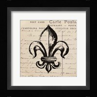 Fleur De Lis II Framed Print