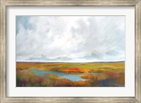 Sunset Over The Marsh Fine Art Print