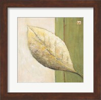 Leaf Impression - Olive Fine Art Print