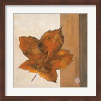 Leaf Impression - Rust Fine Art Print