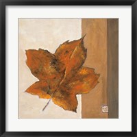 Leaf Impression - Rust Fine Art Print