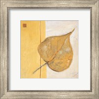 Leaf Impression - Ochre Fine Art Print