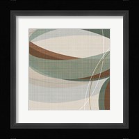 Mint Ripple III Framed Print