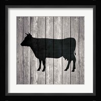 Barn Cow Framed Print