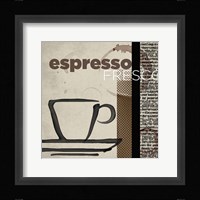 Espresso Fresco Framed Print