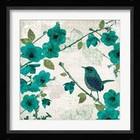 Birds and Butterflies I Framed Print