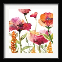 Blooms And Greens Fine Art Print