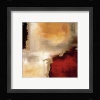 Crimson Accent I Framed Print