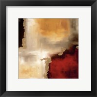 Crimson Accent I Framed Print