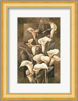 Golden Calla Lilies Fine Art Print