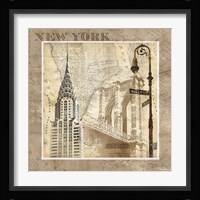 New York Serenade Framed Print