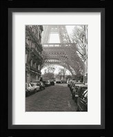 Street View of ""La Tour Eiffel"" Fine Art Print