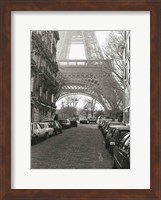 Street View of ""La Tour Eiffel"" Fine Art Print