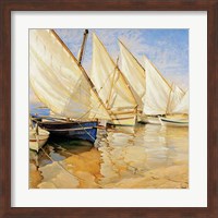 White Sails I Fine Art Print