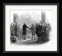 1789 Inauguration Of George Washington As First President Of The USA Fine Art Print