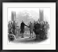 1789 Inauguration Of George Washington As First President Of The USA Fine Art Print