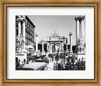 Triumphal Plaster Arch Columns Celebrate Commodore Dewey Manila Victory Spanish American War Madison Square Park NY Fine Art Print