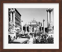Triumphal Plaster Arch Columns Celebrate Commodore Dewey Manila Victory Spanish American War Madison Square Park NY Fine Art Print