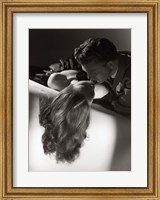 Romantic Couple Embracing Fine Art Print
