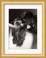 Romantic Couple Embracing Fine Art Print