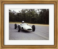 Man Reace Car Driver Driving Lotus Ford Sports Car Fine Art Print