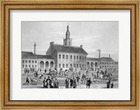 Engraving Of Independence Hall In Philadelphia 1776 Fine Art Print
