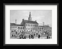Engraving Of Independence Hall In Philadelphia 1776 Fine Art Print