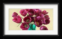 Red Tulips in a Glass Vase (detail) Fine Art Print